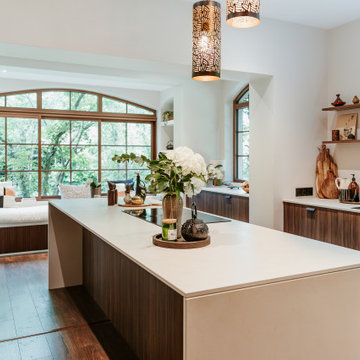 Extension d'une cuisine au style Wabi Sabi