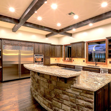 Custom Home Gourmet Chefs Kitchen