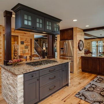 Northern Rustic/Contemporary Lodge