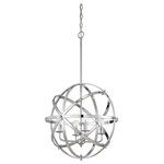 Savoy House - Savoy House Dias Orb - Four Light Pendant, Chrome Finish - Savoy HouseG��s Dias is the perfect unique and futDias Orb Four Light  Chrome *UL Approved: YES Energy Star Qualified: n/a ADA Certified: n/a  *Number of Lights: Lamp: 4-*Wattage:60w Incandescent bulb(s) *Bulb Included:No *Bulb Type:Incandescent *Finish Type:Chrome