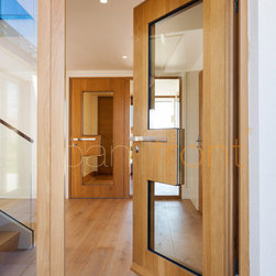urban front &ndash; ice &ndash; european oak - Front Doors