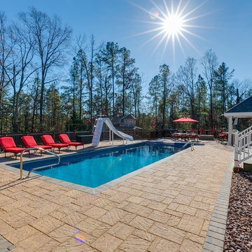 Fiberglass Pool Project in Glen Allen, VA