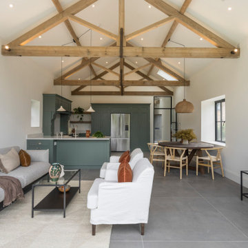 Sussex Barn - the one with the vaulted ceiling