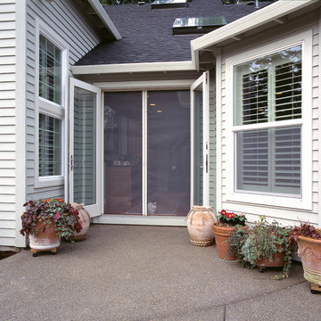 French Door Double Retractable Screen