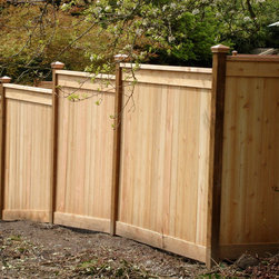 Picture Frame Cedar Fence - Home Fencing And Gates