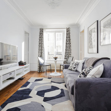 Contemporary design in the stylish apartment