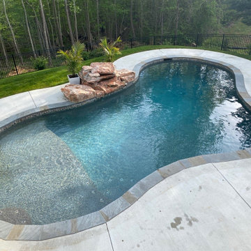 Swimming Pool Build in Huntingtown, MD - BU - Wise Pool & Spa