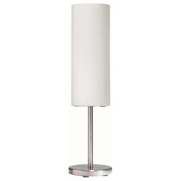 Rollins Frosted Glass Table Lamp, White
