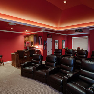 Example of a classic home theater design in Little Rock