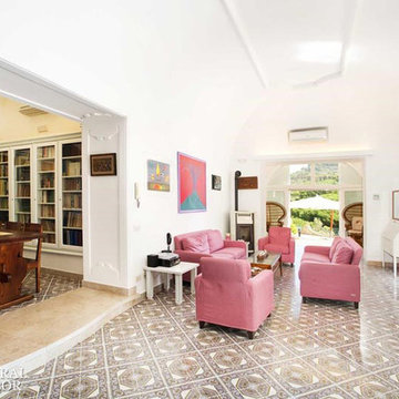 Flooring - Antique French Colored Cement Tiles