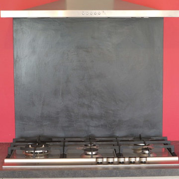 credence plaque de cuisson beton cire