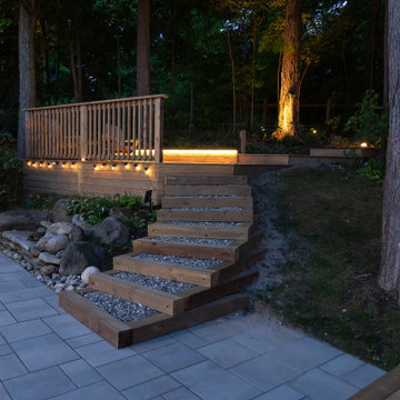 Custom Multi-Level Cedar Deck & Outdoor Living Space