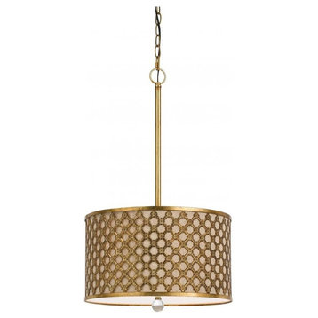French Gold Fairview 3 Light Chandelier