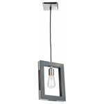 ArtCraft - ArtCraft AC11651BN Gatehouse - One Light Pendant - Made in North America with pride, the "Gatehouse"Gatehouse One Light  Dark Pine/Brushed Ni *UL Approved: YES Energy Star Qualified: n/a ADA Certified: n/a  *Number of Lights: Lamp: 1-*Wattage:100w Medium Base bulb(s) *Bulb Included:No *Bulb Type:Medium Base *Finish Type:Dark Pine/Brushed Nickel