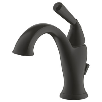 Ultra Faucets UF3521X Single Handle Bathroom Faucet, Matte Black