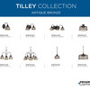 Tilley 3-Light Chandelier