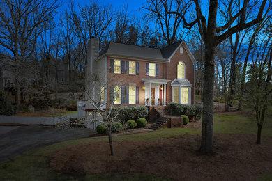 Example of an exterior home design in Atlanta