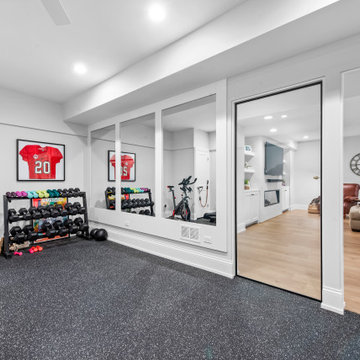 Hitchcock Modern French Country Home Gym