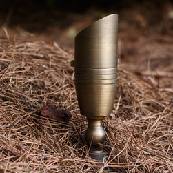 Marietta, GA House and Yard Project LED Brass Up Light - Outdoor Lighting