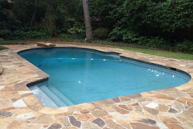Inspiration for a pool remodel in Houston