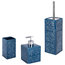 Cordoba 3-Piece Bathroom Accessories Set, Blue