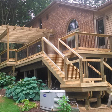Expansive Wood with Pergola
