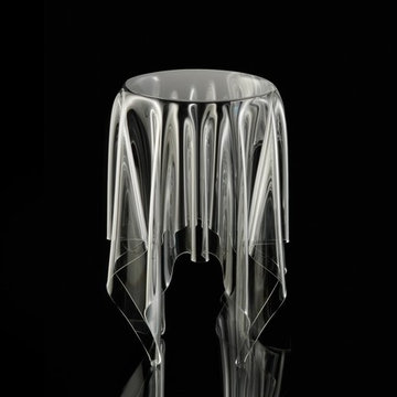 Modern Furniture Design: Transparent End Table