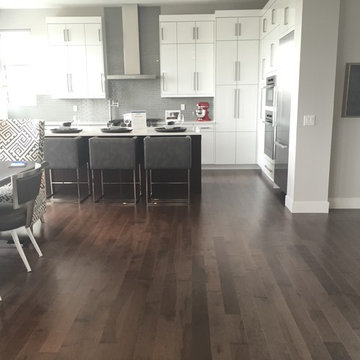 Smoky Grey Hardwood Floor - Cantata Baywest Homes