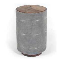 Crosby Reclaimed Wood Round Side Table - Side Tables And End Tables