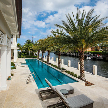 Straight Line Lap Pool in Fort Lauderdale