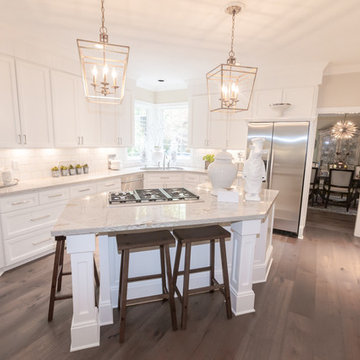 Portland West Hills White Kitchen Remodel