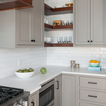 Gray + Wood Kitchen Remodel