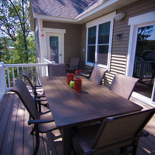 Elegant backyard deck photo in Grand Rapids