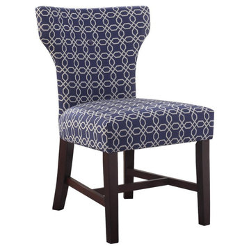 Upholstered Fabric Accent Chair
