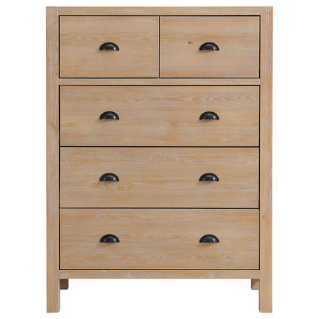 Arden 5-Drawer Wood Chest