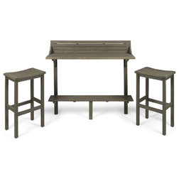 Farmhouse Outdoor Pub And Bistro Sets by GDFStudio