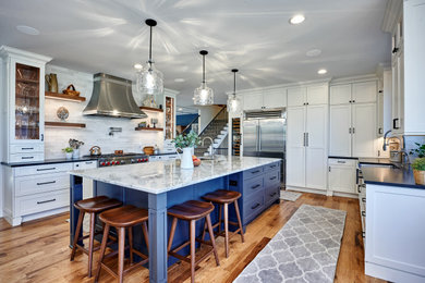 Kitchen - transitional kitchen idea in Denver