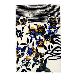 Flower Pool by Easton Pearson - Floor Rugs