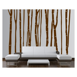 Large Wall Birch Tree Decal Forest Kids Vinyl Sticker Removable (9 ...