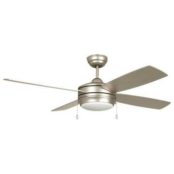 Craftmade Laval 52" Laval Ceiling Fan, Brushed Satin Nickel