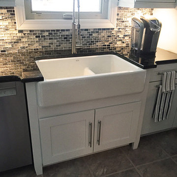 Blue Accent Kitchen