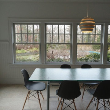 Modern Interior Installation with Aalvar Aalto Beehive Pendant Lights