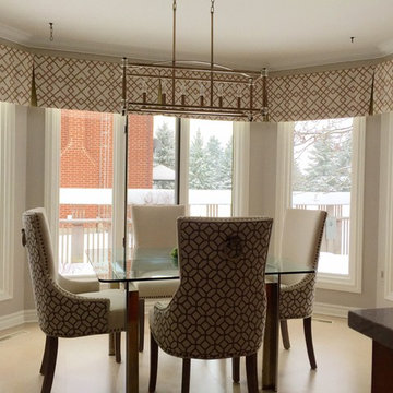 Custom Valance for Breakfast Area