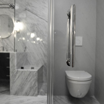 Mammoth ArtDeco Bathroom by Erika Winters Design