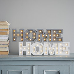HOME' Light Up Letters - Novelty Lights