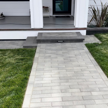 Coastal Paver & Cedar Privacy Fence
