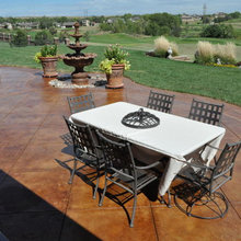 Concrete patio