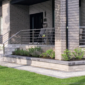 Rampes extérieures en acier inox / Stainless steel exterior ramps
