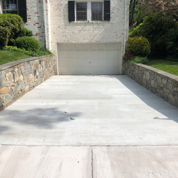 New Concrete Driveway in Spring Valley, DC