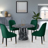 The Maisie Dining Chair, Green, Velvet (Set of 2)